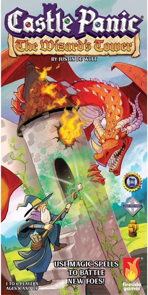 The Wizard’s Tower ⎸Castle Panic Expansion ⎸Board Game for Adults and Family ⎸Cooperative Board Game ⎸Ages 8+ ⎸for 1 to 6 Players