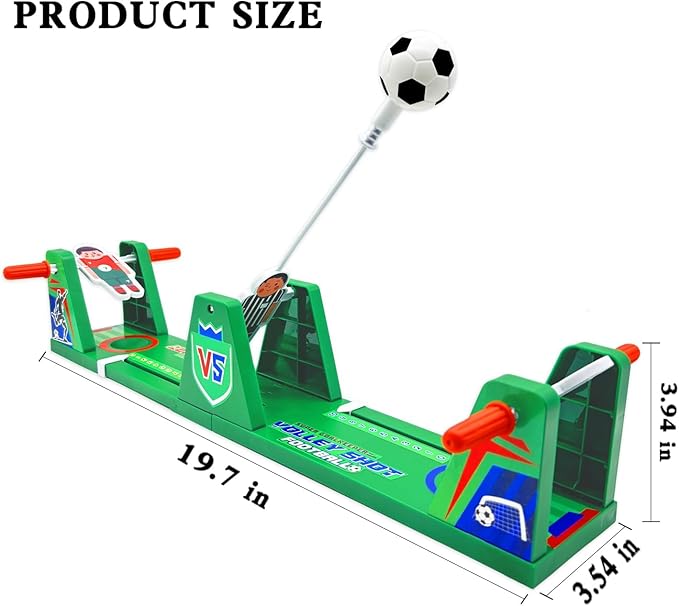 VolleyShot Game Toys, 2 Player Tabletop Board Games, for Family Night & Parties, for Kids & Adults, Toys for Ages 6-14+, Green