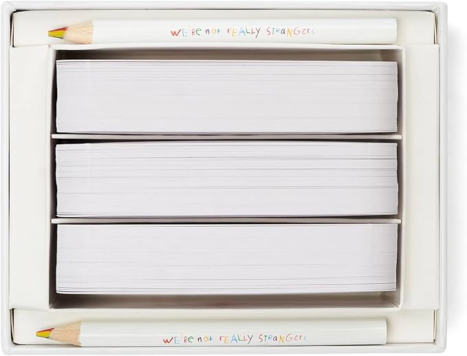 WE'RE NOT REALLY STRANGERS Kids Edition Card Game - 150 Conversation & Activity Cards for Kids, Adults, & Teens – for Fun Memorable Family Game Nights and Kid’s Party, Ages 5+, 2-6 Players