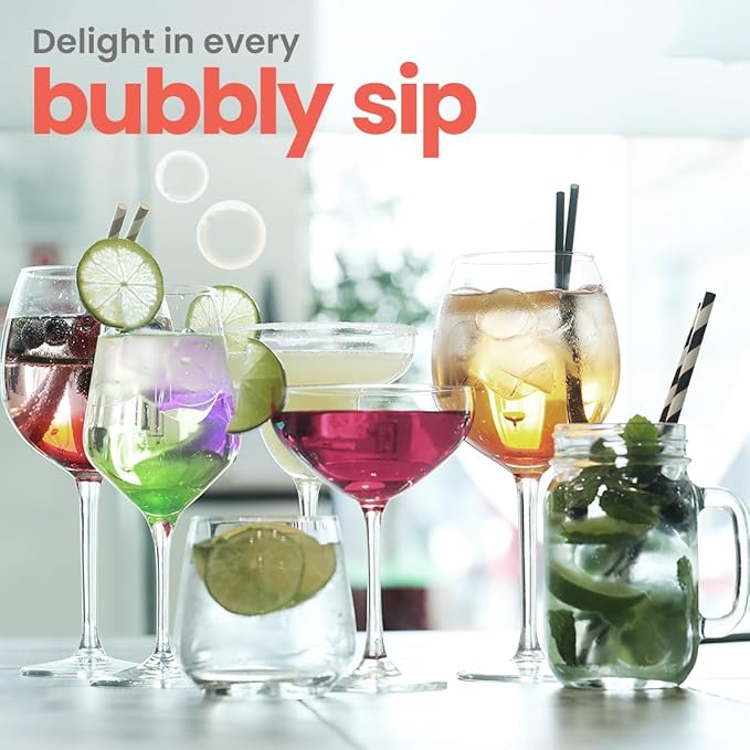 Mingle Mocktails - Blackberry Hibiscus Bellini, Cranberry Cosmo, Key Lime Margarita, Blood Orange Elderflower Mimosa, Cucumber Melon Mojito, Sparkling Raspberry Rose, Variety Pack, Premium Non Alcoholic Cocktails,12 FL OZ Cans (24 Pack Cans)