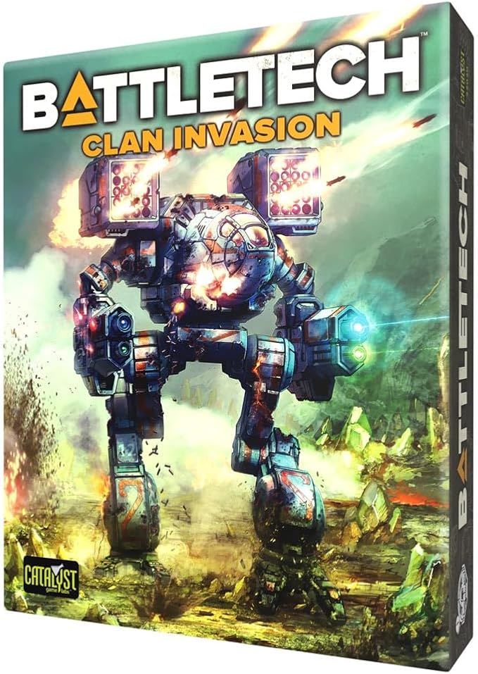 BattleTech: Clan Invasion Box Set Expansion - Sprawling Sci-Fi Board Game Warfare in the BattleTech Universe By Catalyst Game Labs