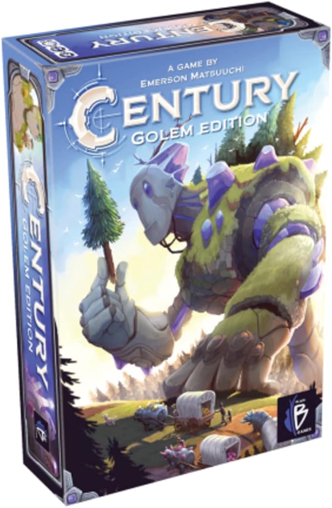 Century Golem Edition Board Game - Journey Along The Golem Road in Caravania! Strategy Game for Kids & Adults, Ages 8+, 2-4 Players, 30-45 Minute Playtime, Made by Plan B Games