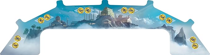 7 Wonders Duel Pantheon Board Game Expansion - Intense Two-Player Battles in The Ancient World! Strategy Game for Kids and Adults, Ages 10+, 2 Players, 30 Minute Playtime, Made by Repos Production