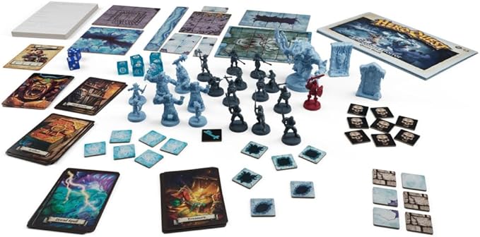 Avalon Hill HeroQuest The Frozen Horror Quest Pack, Dungeon Crawler Game for Ages 14+, Requires HeroQuest Game System to Play