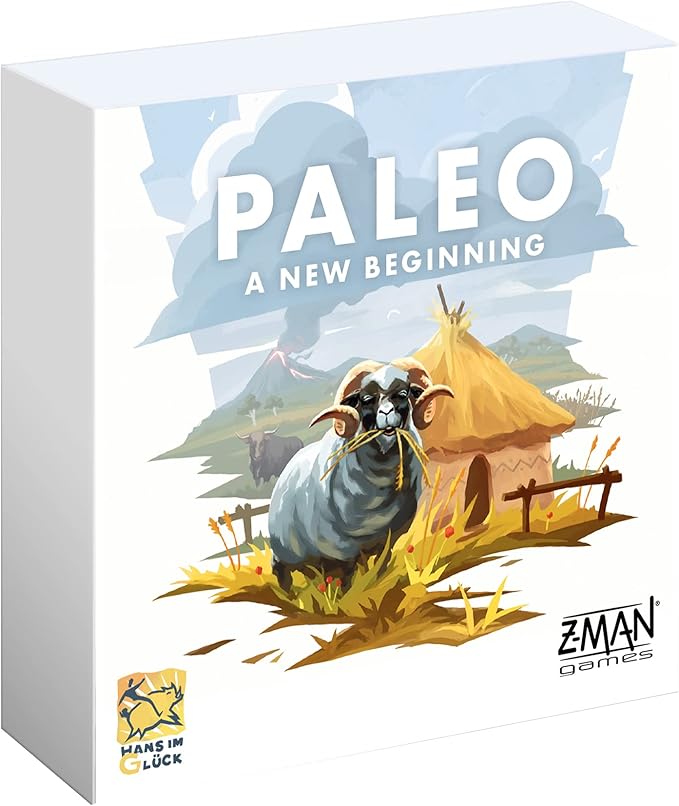 Z-Man Games Paleo A New Beginning Board Game EXPANSION - Forge a New Chapter in Human History! Cooperative Strategy Game for Kids & Adults, Ages 10+, 2-4 Players, 45-60 Minute Playtime