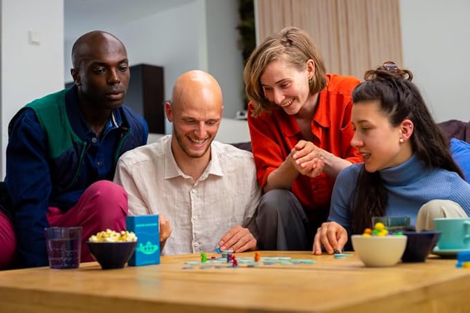 Deep Sea Adventure – Award-Winning Japanese Push-Your-Luck Board Game | 2–6 Players | Ages 8+ | Portable Travel Game