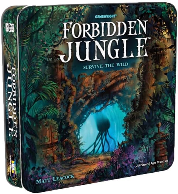 Gamewright - Forbidden Jungle - Cooperative Board Game