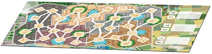 Monolith Board Games: Tower Up - City Building Board Game, Competitive Strategy, Urban Construction Plannning, Family, Ages 8+, 2-4 Players, 30 Min