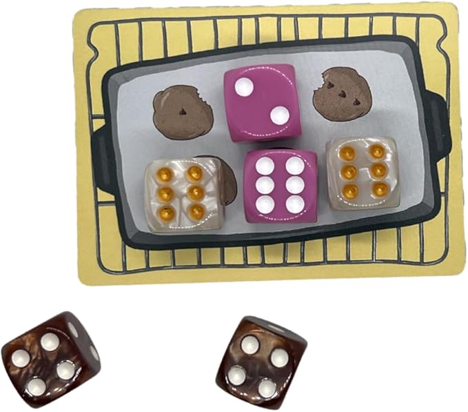 Lethal Chicken Games Dice Batter – Fun Dice Game for Kids and Families | Fast-Paced for 2-4 Players | Party Classroom or Travel Game for Ages 8-12 & Adults | Food-Themed Board Game