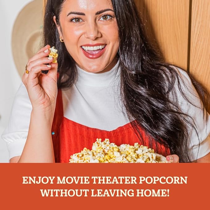 Franklin’s Gourmet Popcorn Organic Popcorn Kernels for Popping - 28oz Tub Pack of 2 - Made in USA, Non-GMO & All-Natural - Old Fashioned Unpopped Popcorn Kernels for Popcorn Machine