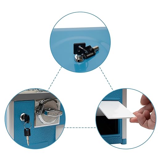 25 Cents Coin Operated Vending Machine, 20.87" Height Commercial Candy Gumball Machine Huge Load Capacity Candy Vending Machine, Big Capsule Vending Machine for 1.77-1.97in Ball Diameter (Blue)