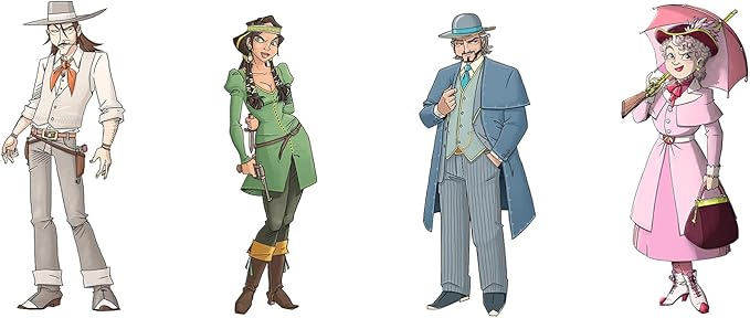 Colt Express: 10th Anniversary - Strategy Board Game, Wild West Train Robbery Adventure Game, 3D Train, Ages 10+, 2-3 Players, 40 Min