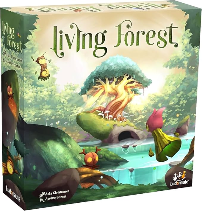 Living Forest Board Game - Nature Themed Strategy Game for Kids and Adults - Ages 8+ - 2-4 Players - Average Playtime 40 Minutes - Made by Ludonaute
