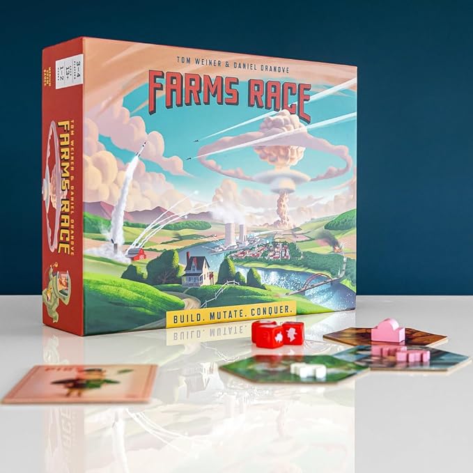 Game - Nuke Your Friends. 1-2 Hour Strategy Board Game for Adults and Family. 2-4 Players. Ages 14+. (Standard Edition)