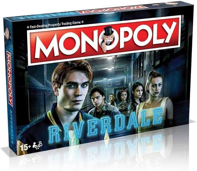 Winning Moves Riverdale Monopoly Board Game for 2+ Players, Ages 14+