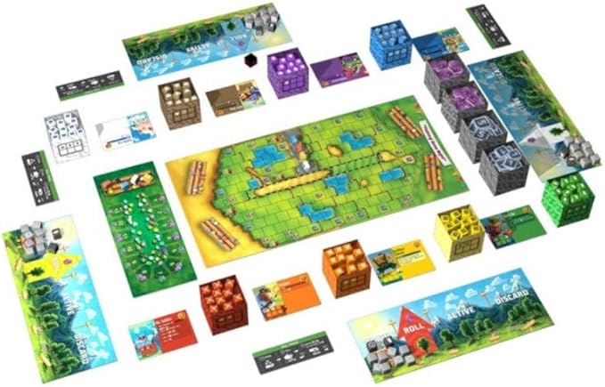 AEG Cubitos Board Game | Award-Winning Dice Racing Game | Push Your Luck Fun for The Whole Family | 2-4 Players | Ages 10+ | 30-45 Minute Playtime