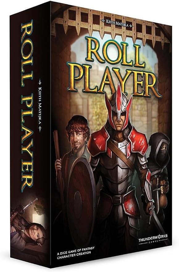 Roll Player Board Game | A Dice Game of Fantasy Character Creation | Ages 10+ | Competitive Strategy | Family Game for 1-4 Players | 60-90 Minutes