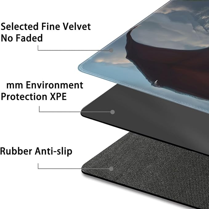 Board Game for TCG Playmat Table Mats Games Size 60X35 cm Mousepad Compatible for MTG RPG CCG Trading Card Game Play mats with 6 Dice (Playmat 132) Flying Dragon