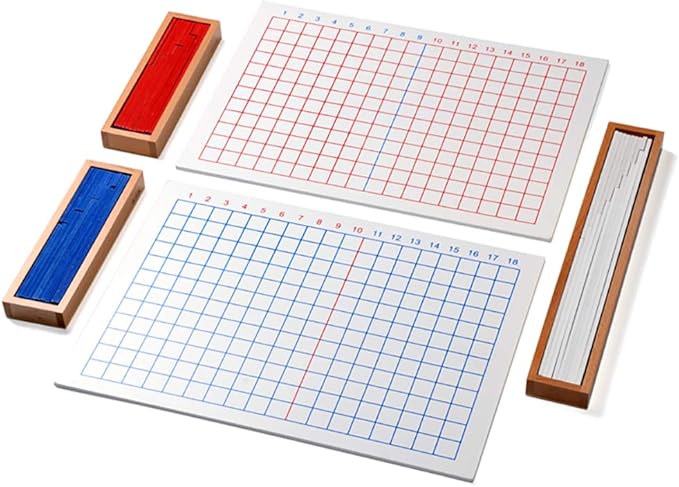 Kghios Montessori Addition and Subtraction Board Montessori Math Toys Material for Toddlers Kids,Addition & Subtraction Board