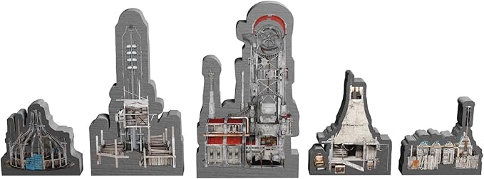 Frostpunk The Board Game Timber City Expansion - Deluxe Wooden Building Meeples Set, Aesthetic Game Upgrade, 16+, 1-4 Players, 120-150 Minute Playtime, Made by Rebel Studio