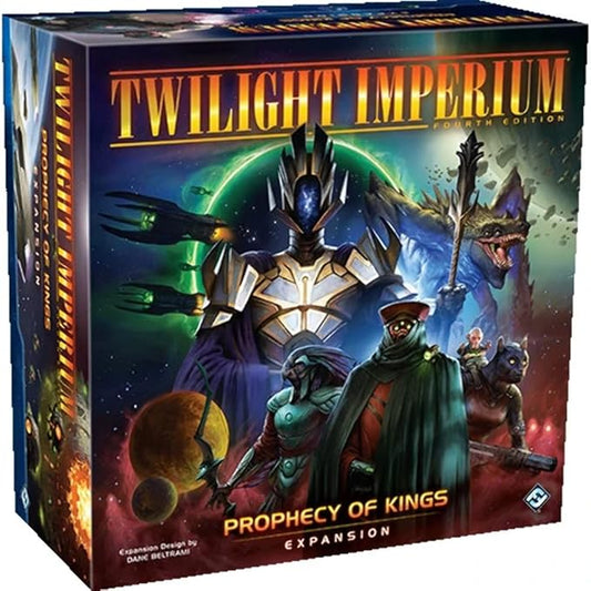 Fantasy Flight Games Twilight Imperium 4th Edition Board Game Prophecy of Kings Expansion - Sci-Fi Strategy Game, Adventure Game for Kids & Adults, Ages 14+, 3-8 Players, 4-8 Hour Playtime, Made