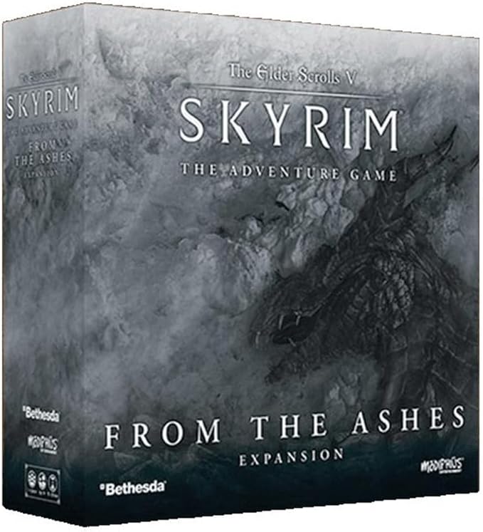 The Elder Scrolls V: Skyrim – The Adventure Game from The Ashes Expansion | Strategy Board Game for Adults | Ages 14+ | 1-4 Players | Avg. Playtime 60-120 Minutes | Made by Modiphius Entertainment