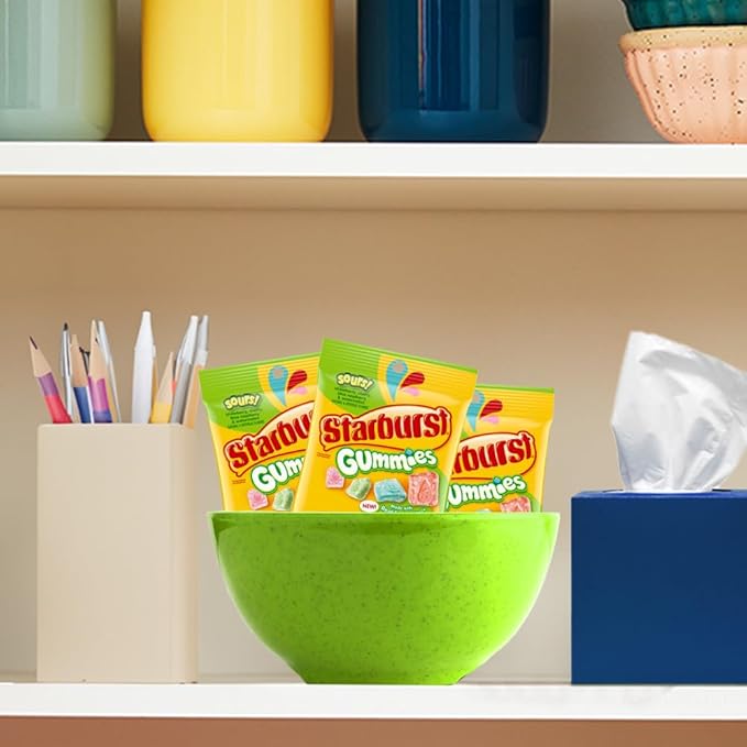 STARBURST Gummies Sours Gummy Candy, 5 oz Bag (Pack of 12)