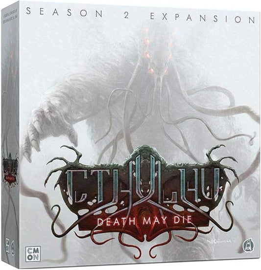 Cthulu: Death May Die Season 2 Board Game Expansion | Horror Game | Mystery Game | Cooperative Game for Adults and Teens | Ages 14+ | 1-5 Players | Average Playtime 90-120 Minutes | Made by CMON