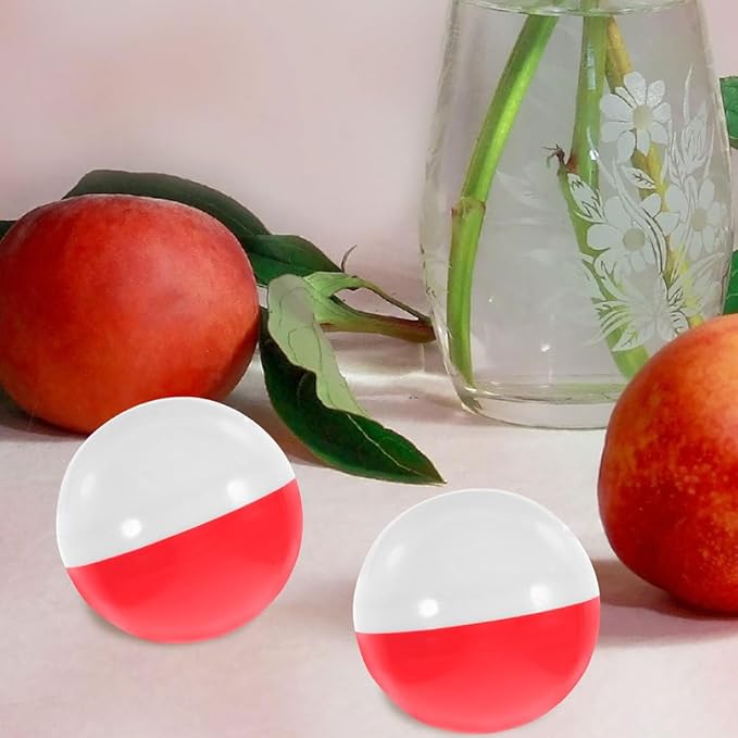 Luxshiny 50Pcs Empty Clear-Colored Round Capsules Toy Gumball Machines Plastic Containers Surprise for Easter Hunt Game Stuffer Party Favor Prize 70mm