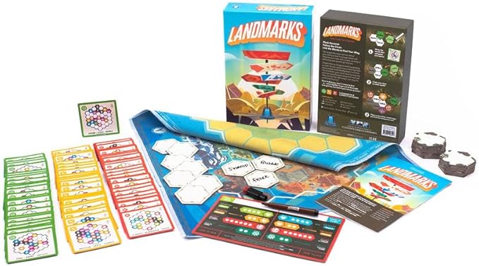 Landmarks | Cooperative Board Game for Adults and Kids | Fun Game for Family Game Night | Word Association Party Game | Ages 10 and up | 2-10 Players | Average Playtime 20 Minutes