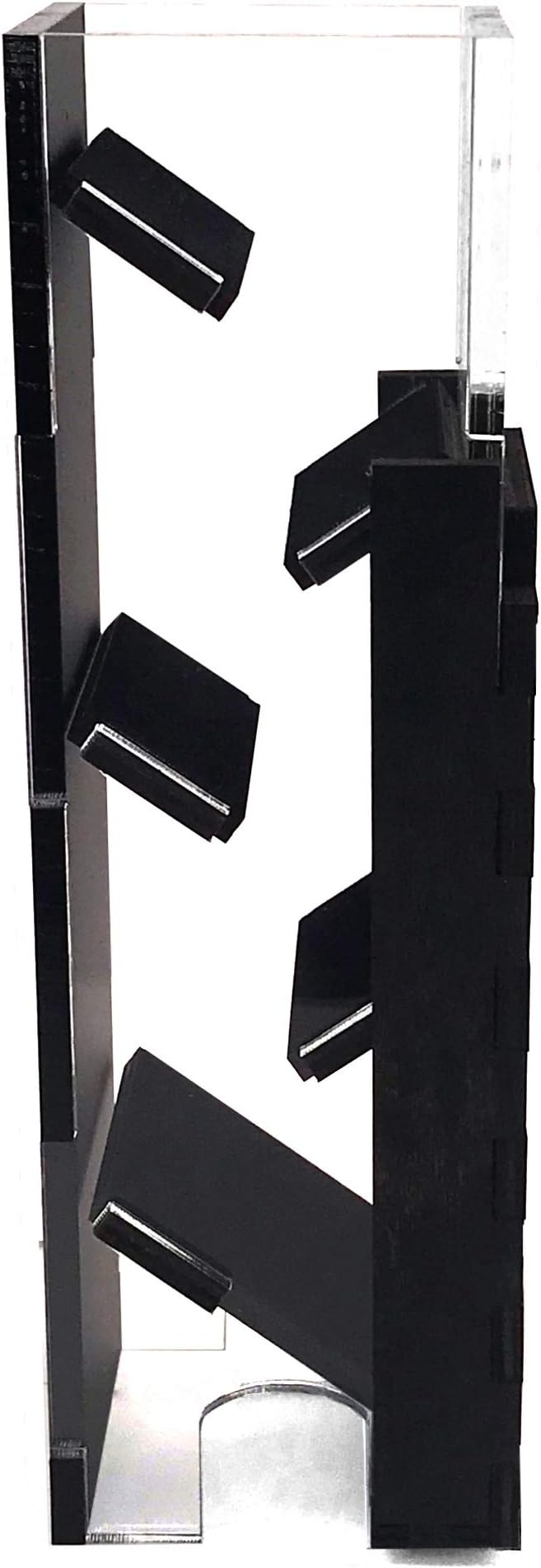 C4Labs Tall Velvet Lined Dice Tower - Softer Sound - Color Options (Tower w/Black Tray)