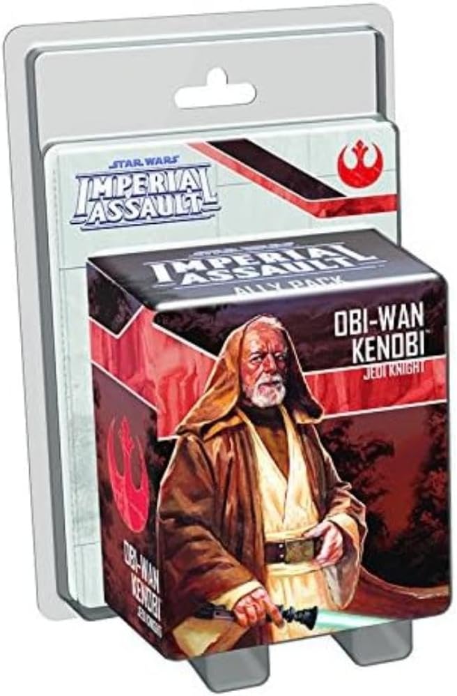 Fantasy Flight Games Star Wars Imperial Assault Board Game Obi-Wan Kenobi ALLY PACK - Epic Sci-Fi Miniatures Strategy Game for Kids and Adults, Ages 14+, 1-5 Players, 1-2 Hour Playtime,