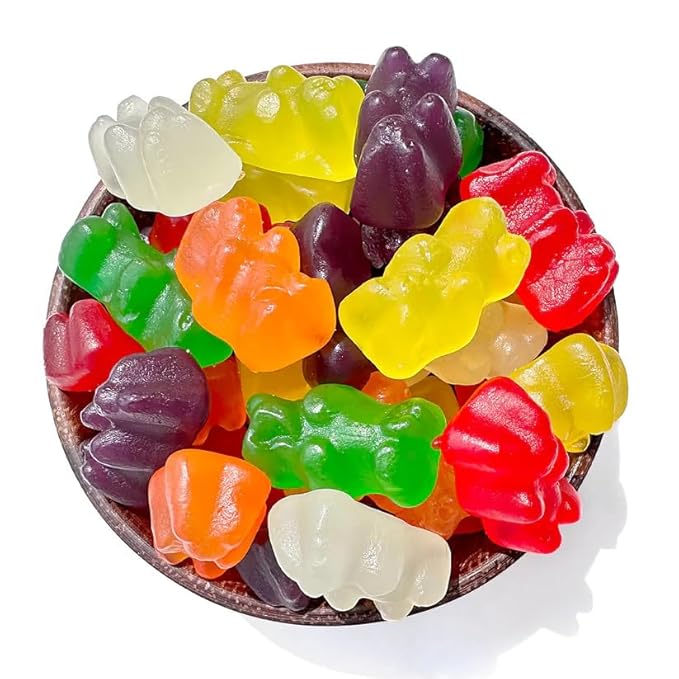 NY Spice Shop Assorted Sugar Free Gummy Bears Bulk - 3 Pound Gummies Bears Candy - Gummies Fruit Snacks - Chewy Candy - Flavor Gummy Candies - Gummi Bears Gift For All Occasions