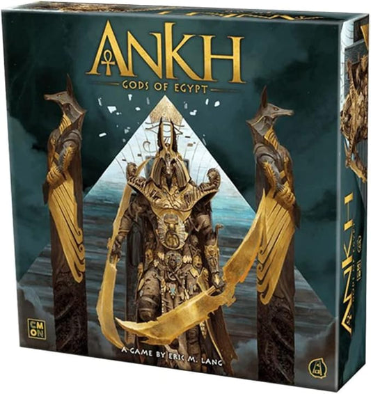 Ankh Gods of Egypt Board Game - Engage in Divine Rivalry, Mythical Strategy, and Monumental Domination in this Epic Game for Kids and Adults, Ages 14+, 2-5 Players, 90 Minute Playtime, Made by CMON