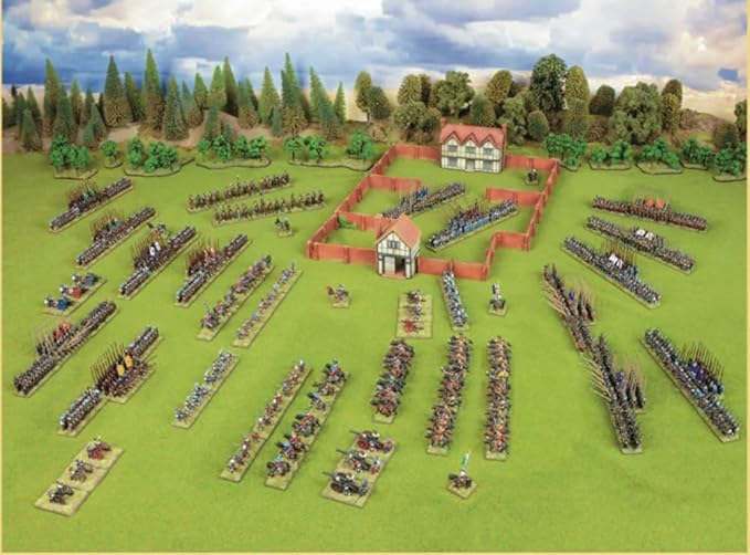 Warlord Pike & Shotte Epic Battles Push of Pike Game - Role Playing Strategy Board Games for Adults, Table Top 17th Century Strategic Wargaming Kit - Tabletop Military History RPG with Terrain