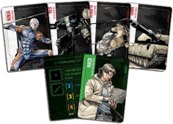 Metal Gear Solid The Board Game - Stealth & Strategy Gameplay, 14-Mission Campaign & 6 VR Missions, Iconic Characters & Boss Fights, Ages 14+, 1-4 Players, 60-90 Minute Playtime, Made by CMON
