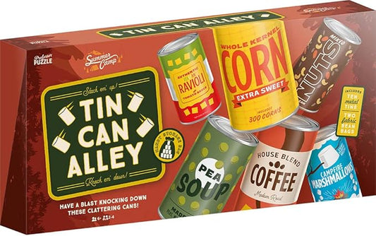Professor PUZZLE Tin Can Alley - Have a Blast Knocking Down These clattering cans!