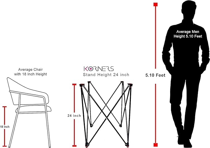 Foldable Height Adjustable Carrom Board Stand Professional Easy Fold Hydraulic Premium Quality for Carom