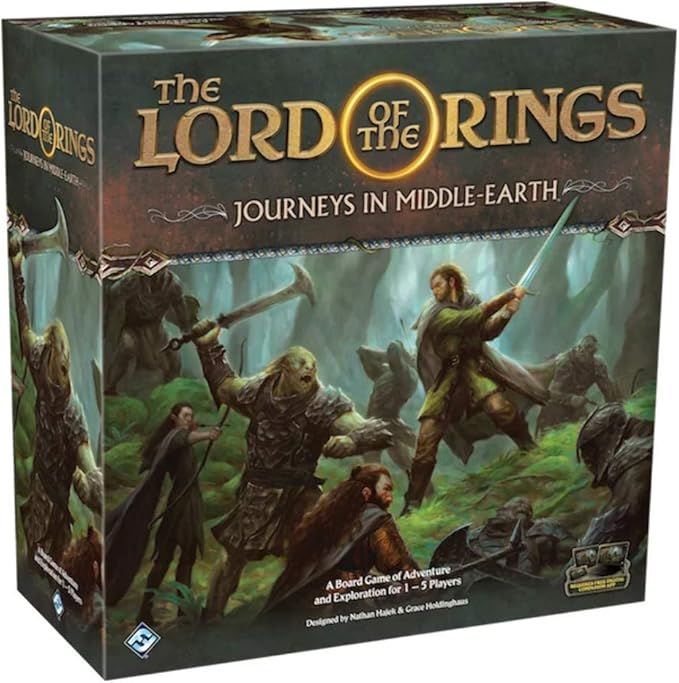 The Lord of the Rings Strategy Board Game - Cooperative Adventure for 1-5 Players, Ages 14+, 60+ Minute Playtime by Fantasy Flight Games
