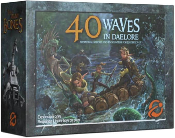 Too Many Bones: 40 Waves in Daelore Expansion – Tabletop Dice-Builder Fantasy RPG Game Add-on