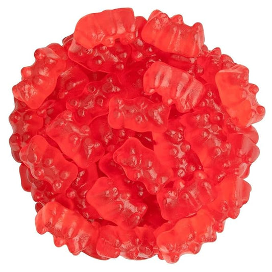 NY Spice Shop Wild Cherry Gummy Bears Bulk - 8 Ounce Gummies Bears Candy - Gummies Fruit Snacks - Chewy Candy - Flavor Gummy Candies - Gummi Bear Gift For All Occasions