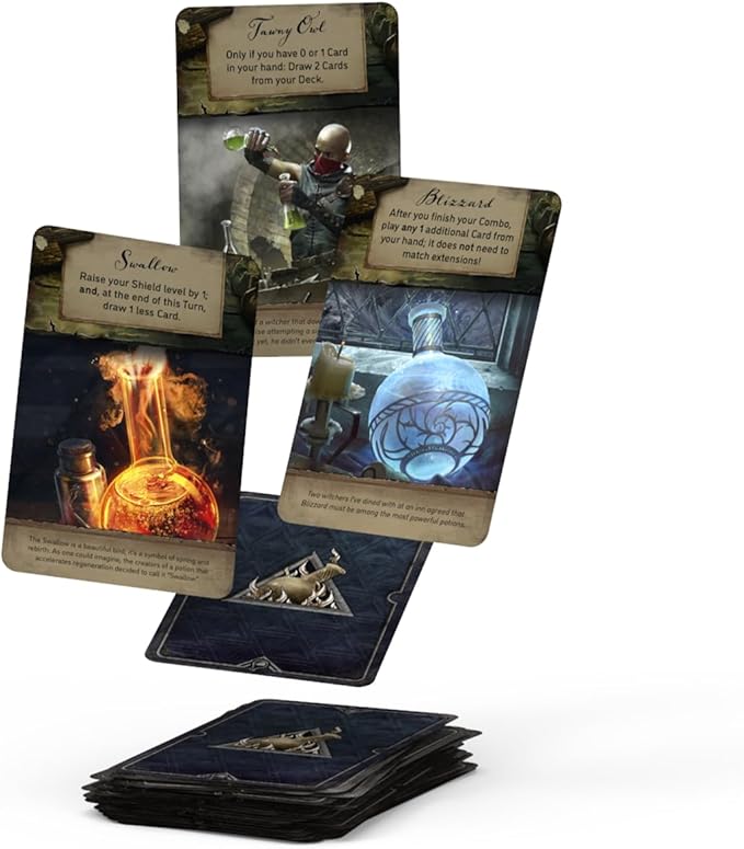 The Witcher Old World Deluxe Edition Board Game - Fantasy & Adventure Strategy Game for Adults, Ages 14+, 1-5 Players, 90-150 Min Playtime, Made by Go On Board