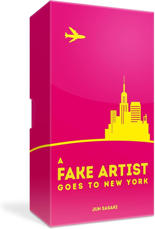 A Fake Artist Goes to New York - Japanese Social Deduction Party Game for 5-10 Players | Fun Drawing Game | Ages 8+