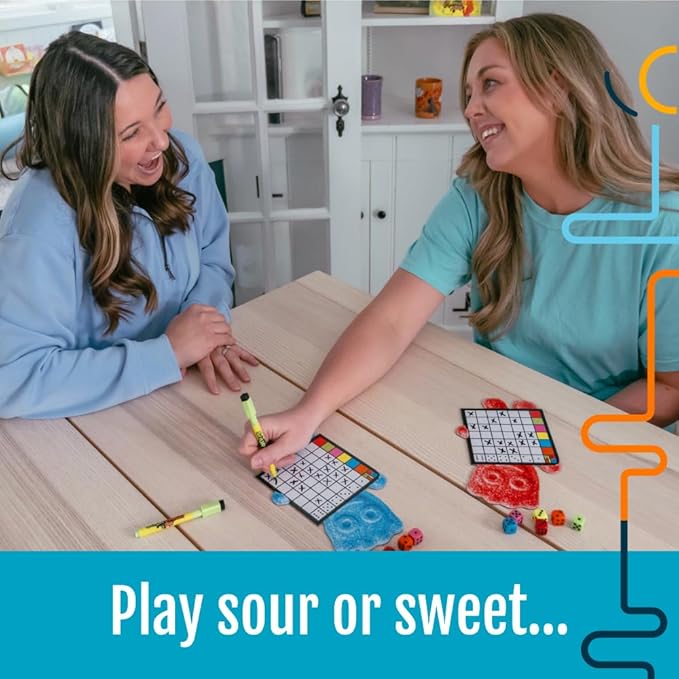 Sixem: Sour Patch Kids Dice Game | Speed, Strategy & Sabotage for Game Night | Perfect for Family Games | 2-5 Players, Ages 13+