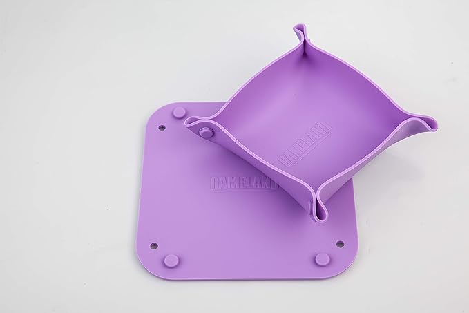 Collapsible Board Game Storage Bowls, Portable Folding Tray Accessory Holds Tabletop Bits, Components, Pieces, Dices for Classic & Modern Gaming, RPG Roleplaying (5-Pack) (Macoron Color)