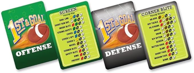 R&R Games 1st & Goal, Football Board Game for Adults and Kids, Ideal for Family Night