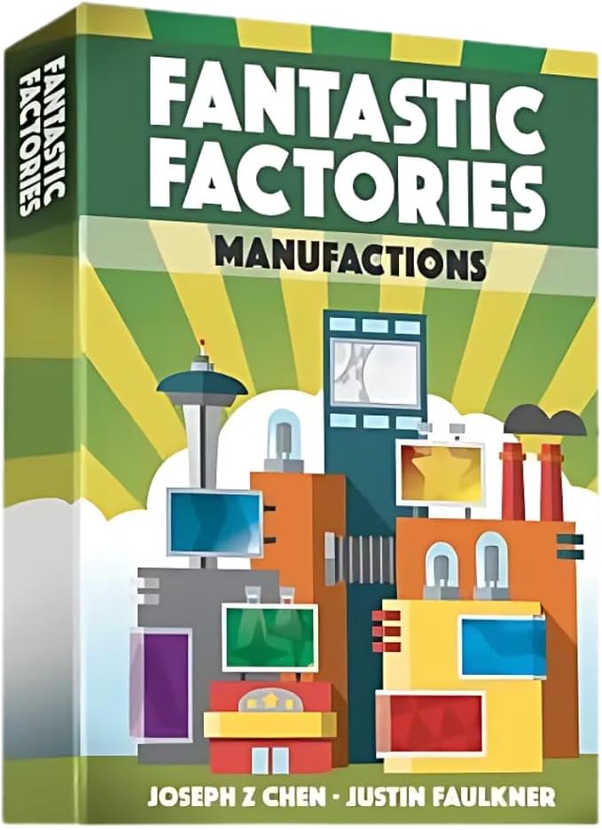 Fantastic Factories The Board Game Deluxe Edition: Core Game, Manufactions, and Subterfuge Expansions (3 Items)