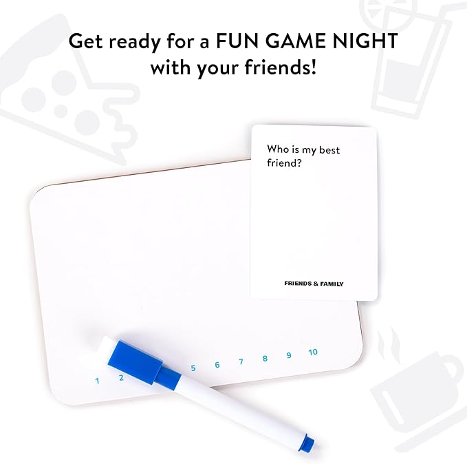 Answer This - Friends - How Well Do You Know Your Family & Friends? - Fun Party Card Game for Teens & Adults - Great Conversation Starter