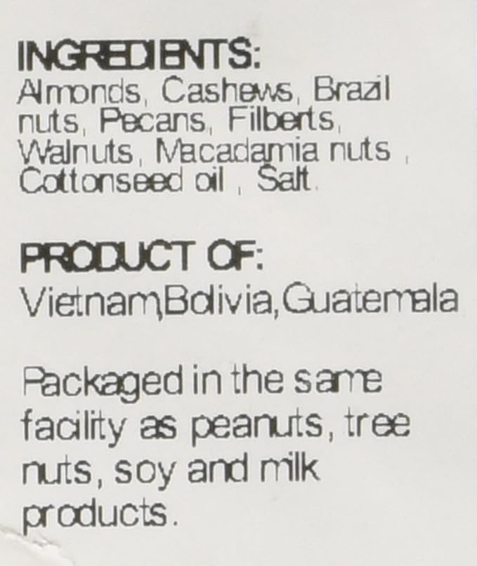 Sincerely Nuts Roasted & Salted Mixed Nuts | Almonds, Cashews, Pecans, Brazil Nuts and Hazelnuts | Healthy Snack - Nutrient Rich Alternative Treat | Vegan, Kosher & Gluten-Free | 5 lb bag