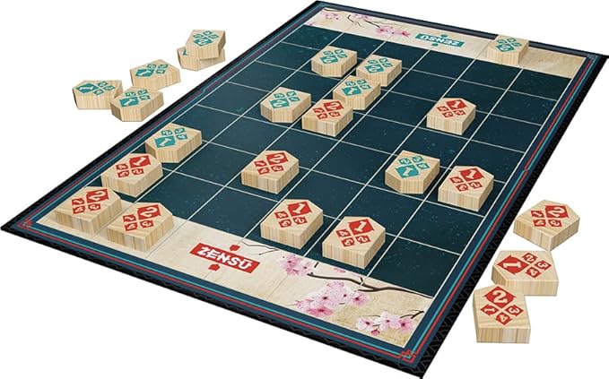 Zensu - The Wooden Board Game That is Easy to Learn but Hard to Master - for 2 Players Ages 8 and up by Outset Media